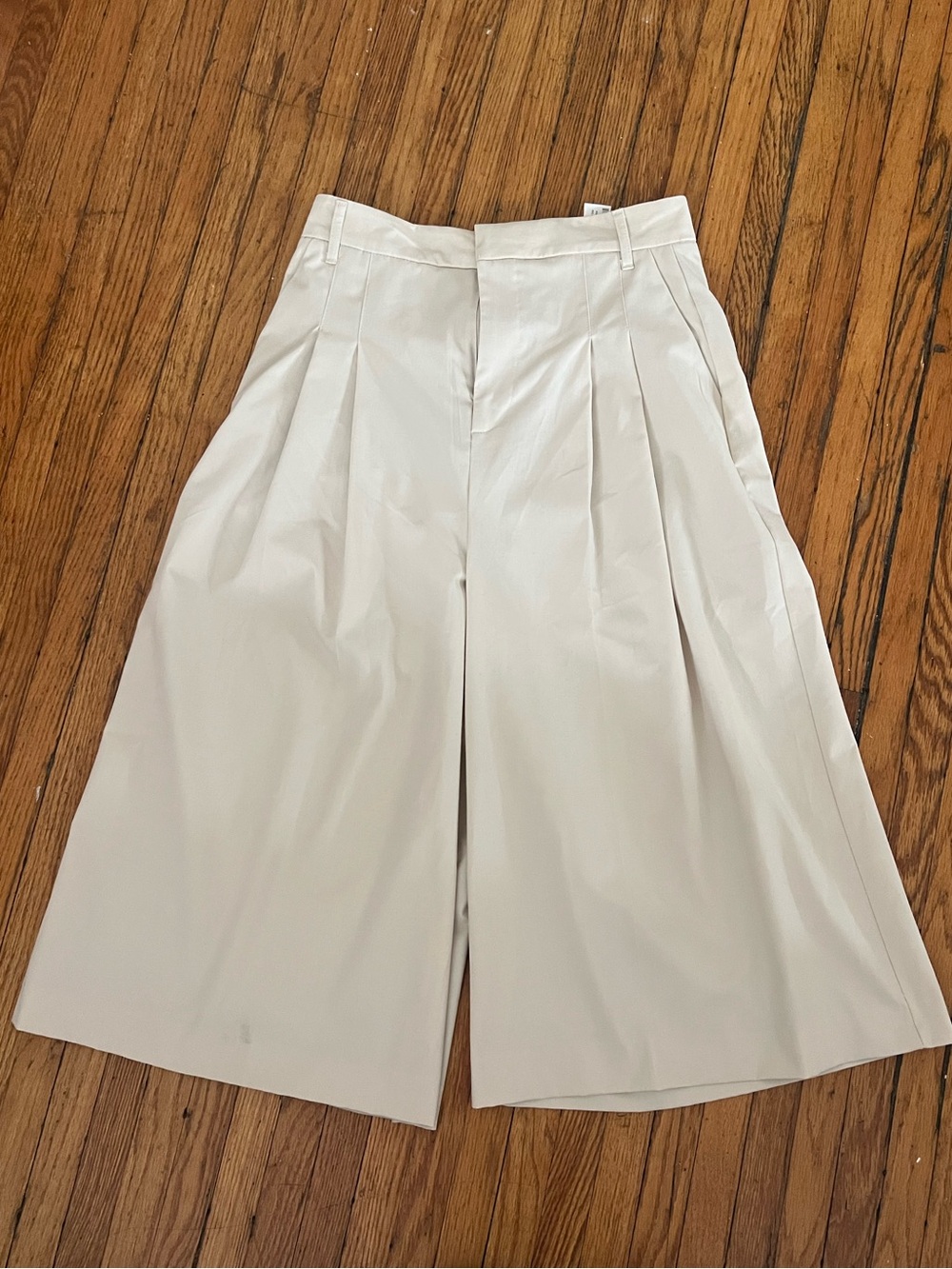 Zara Cropped Wide Leg Trousers